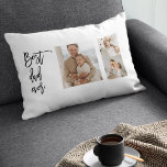Almofada Lombar Foto de Colagem de Beleza Melhor Pai Alguma Vez Of<br><div class="desc">O Melhor Pai de Foto de Colagem de Beleza é um presente personalizado que combina beleza e valor sentimental para criar um presente significativo para o seu pai. O presente é uma colagem de fotos cuidadosamente selecionadas de você e seu pai, organizadas de uma forma bela e artística. As fotos...</div>