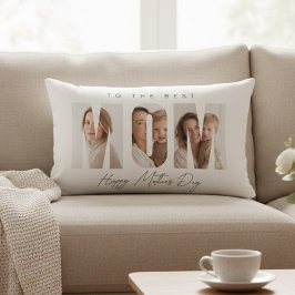 Almofada Lombar Foto Personalizada DIA DAS MÃES Mamãe