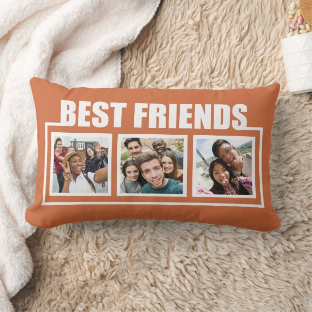 Almofada Lombar Fotos e cores personalizadas dos melhores amigos (Cobertor)