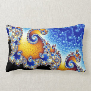 Almofada Lombar Fractal espiral dobro satélite ajustado de