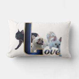 Almofada Lombar Francês Buldogue Love
