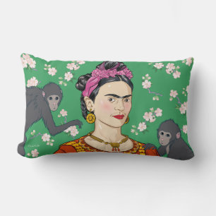 Almofada Lombar Frida Kahlo Monkey Graphic
