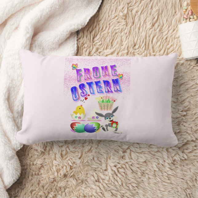 Almofada Lombar Frohe Ostern (Cobertor)
