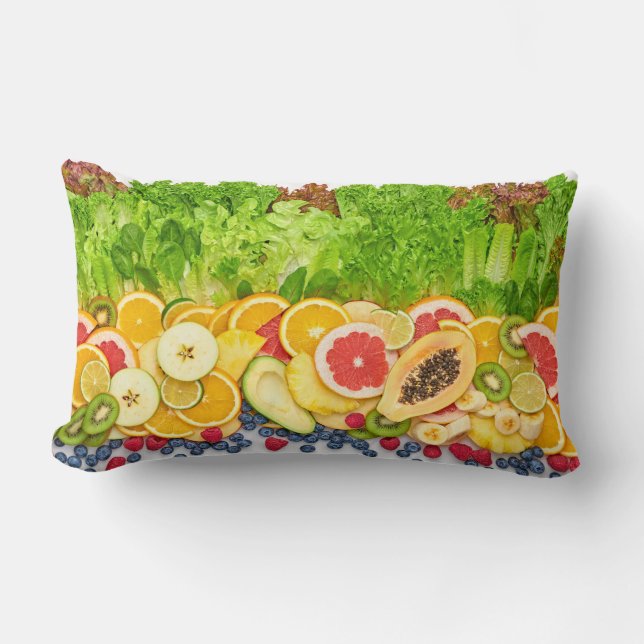 Almofada Lombar Frutas tropicais (Frente)