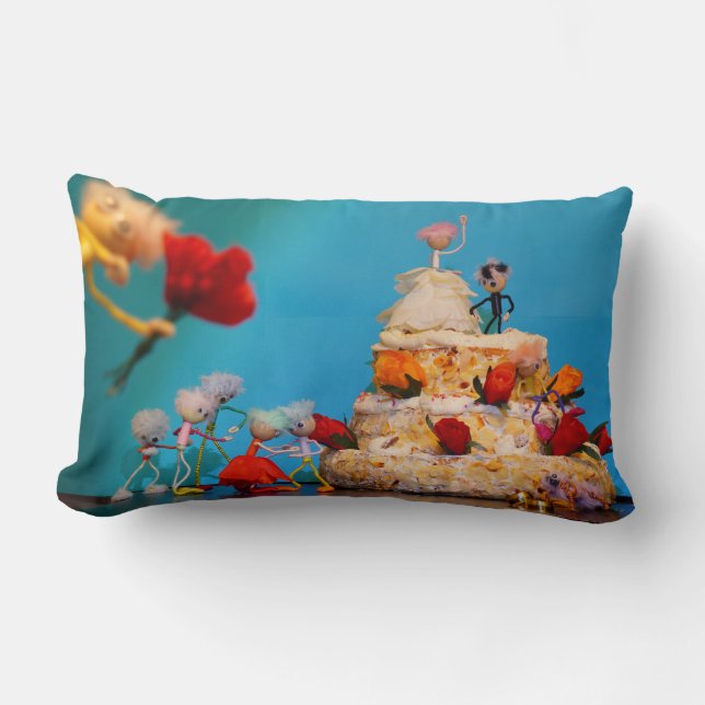 Almofada Lombar Fubby trouwfeest met gooien van boeket. (Frente)