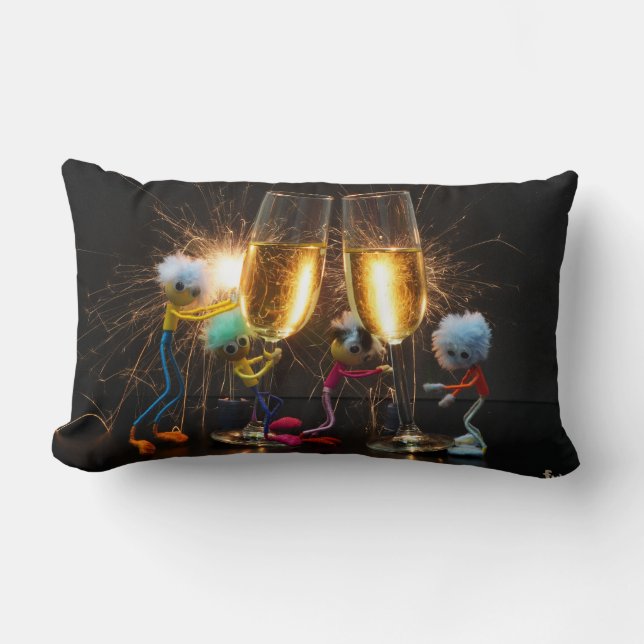 Almofada Lombar Fubby's met Jaarwisseling bij feestdagen. (Frente)