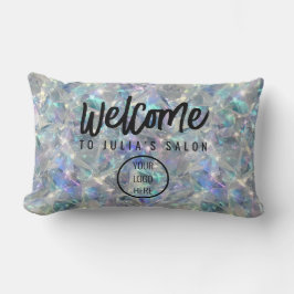 Almofada Lombar Fundo de Pedra Opala Holográfica