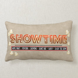 Almofada Lombar Fundo do bege do descanso de Showtime do cinema