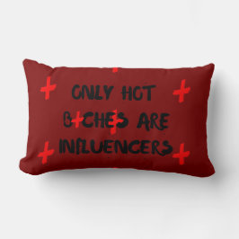 Almofada Lombar Funny Influencer Quote Pillow For Home Decor