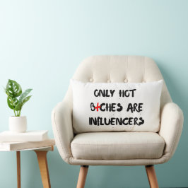 Almofada Lombar Funny Influencer Quote Pillow For Home Decor