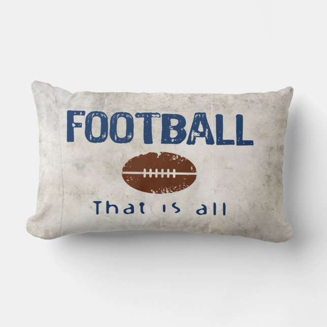 Almofada Lombar Futebol, Isso É Tudo (Frente)