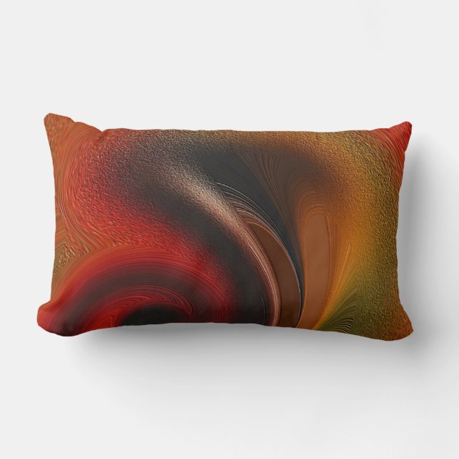 Almofada Lombar "Galeria de Arte" Lâmina de Poliéster, Travesseiro (Frente)