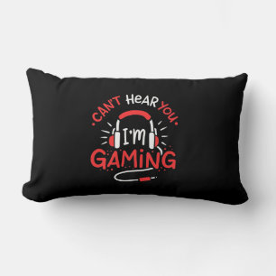 Almofada Lombar Gamer Gift Não Posso Estar Aqui Estou A Jogar