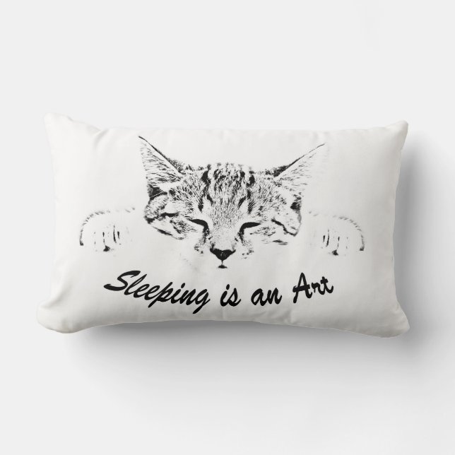 Almofada Lombar Gato adormecido (Frente)