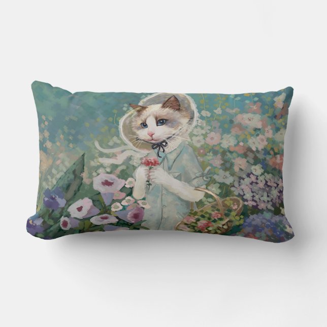 Almofada Lombar Gato Cinto (Frente)