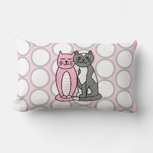 Almofada Lombar Gatos de Gatinho Rosa e Fofinho, Gatinhos Gatinhos