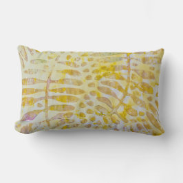 Almofada Lombar Gelli Folhas de Ouro Impresso