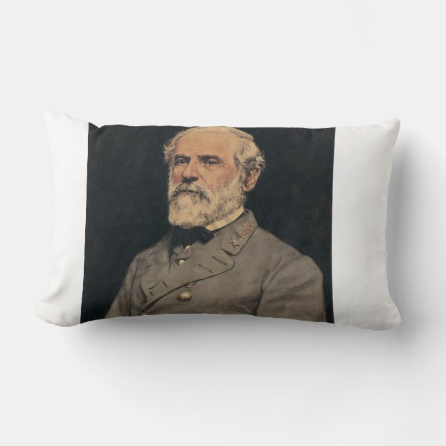 Almofada Lombar General Robert E. Lee Portrait Art (Frente)
