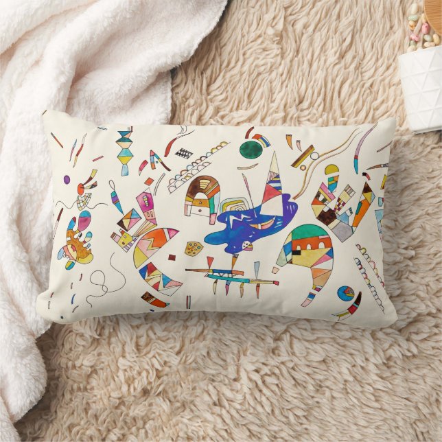 Almofada Lombar Geometria Biomórfica | Wassily Kandinsky | (Cobertor)
