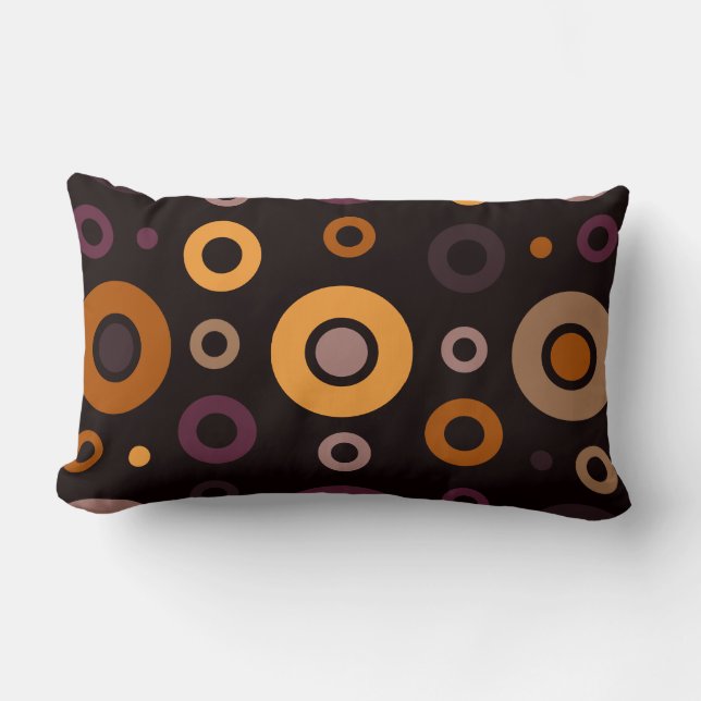 Almofada Lombar Geométrico de queda moderna do século médio (Frente)