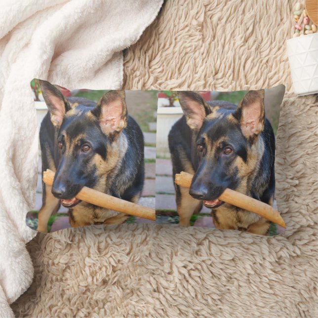 Almofada Lombar German shepherd por Shirley Taylor (Cobertor)