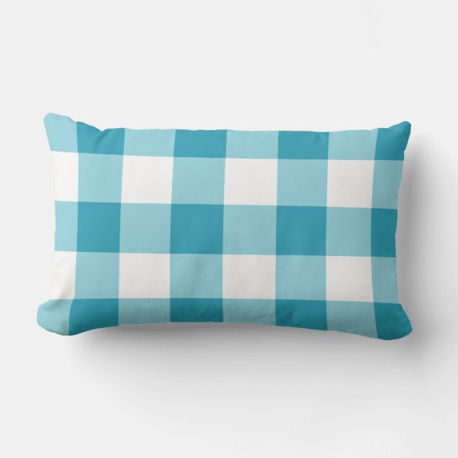 Almofada Lombar Gingham Pattern (Frente)