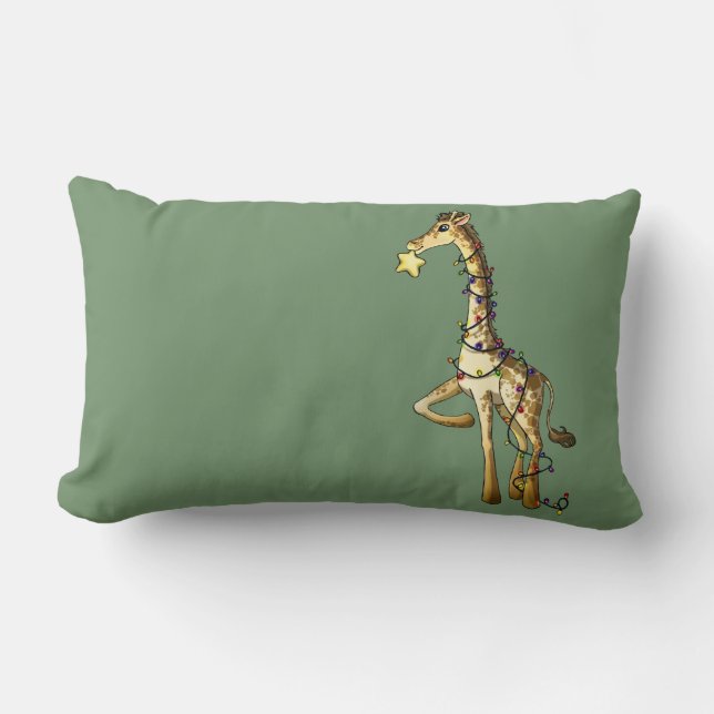 Almofada Lombar Girafa brilhante (Frente)