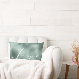 Almofada Lombar Glam Aqua Pinho Verde Amor