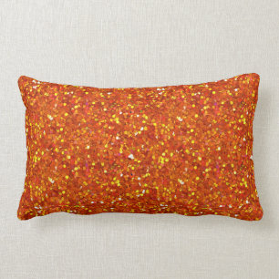 Almofada Lombar Glitter Laranja Sinopia