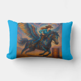 Almofada Lombar Go Fast! Barrel Racing Throw Pillow