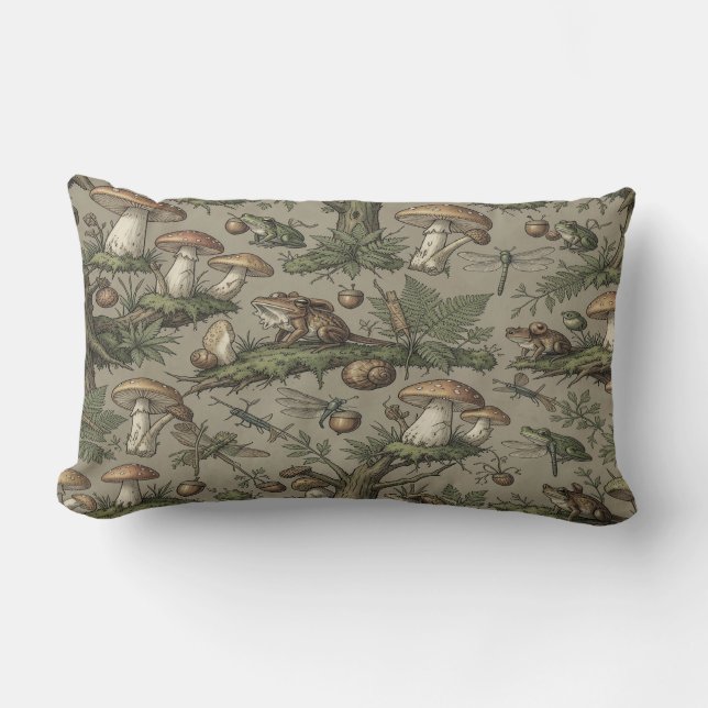 Almofada Lombar Goblincore Forest Pillow (Frente)