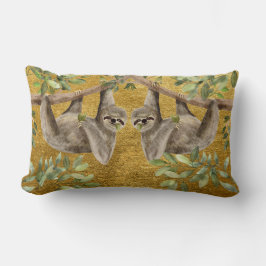 Almofada Lombar Gold Cushion - Sloth Design 