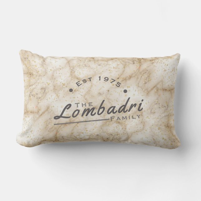 Almofada Lombar Golden Marble  (Frente)