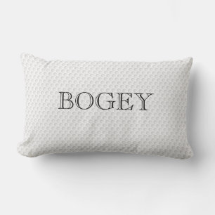 Almofada Lombar Golf Ball Dimples BOGEY texto Divertido Decoração 