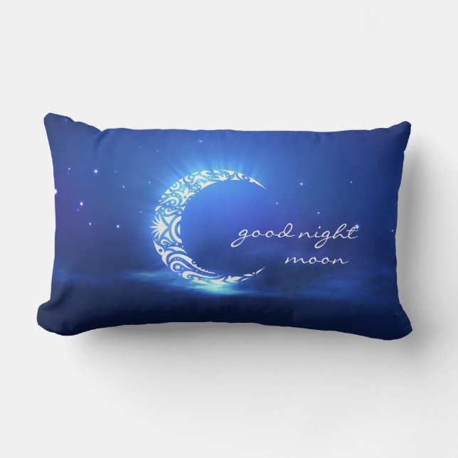 Almofada Lombar Goodnight travesseiro favorito da lua & da criança (Frente)