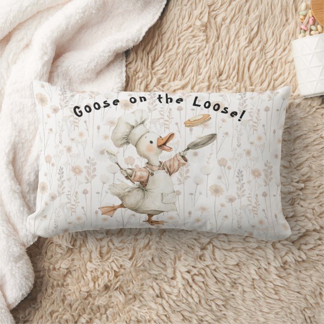 Almofada Lombar Goose on the Loose! Kitchen Throw Pillow (Cobertor)