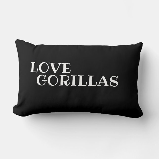 ALMOFADA LOMBAR GORILLAS (Frente)