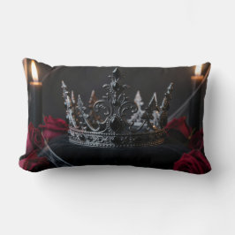 Almofada Lombar Gothic Dark Fantasy Crown Pillow