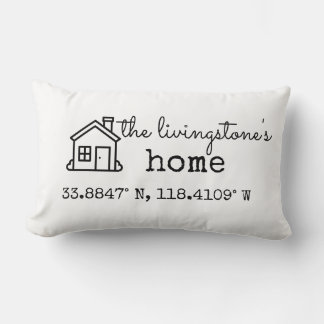 Almofada Lombar GPS personalizado simples para a família residenci