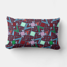 Almofada Lombar Graffiti Explosion Modern Geometric Pattern 
