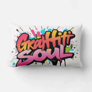 Almofada Lombar Graffiti Soul Pillow - Urban Street Art Hip Hop