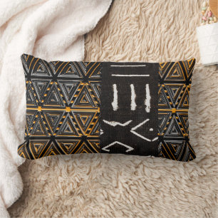 Almofada Lombar Gráfico Afrocêntrico Tribal