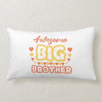 Almofada Lombar Grande Irmão. Texto colorido