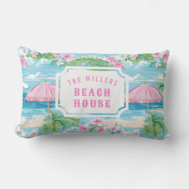 Almofada Lombar Guarda-chuva da praia rosa-pré-disquete | Beach Ho