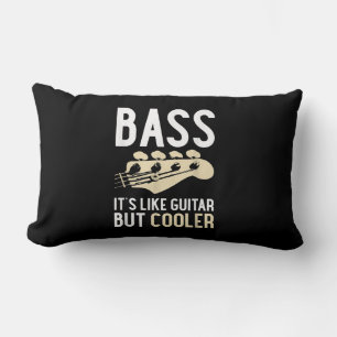 Almofada Lombar Guitar Lover Bass É como violão, mas mais legal