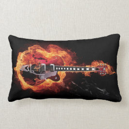 Almofada Lombar Guitarra flamejante