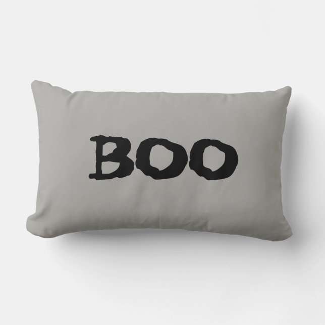 Almofada Lombar Halloween Boo Spooky Throw Pillow (Frente)