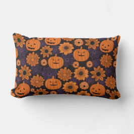 Almofada Lombar Halloween Floral