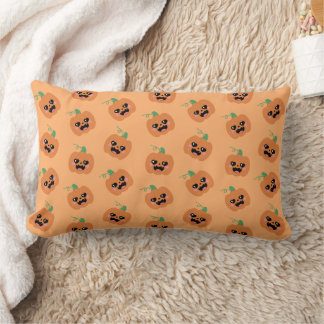 Almofada Lombar Halloween Kawaii Pumpkins Pattern