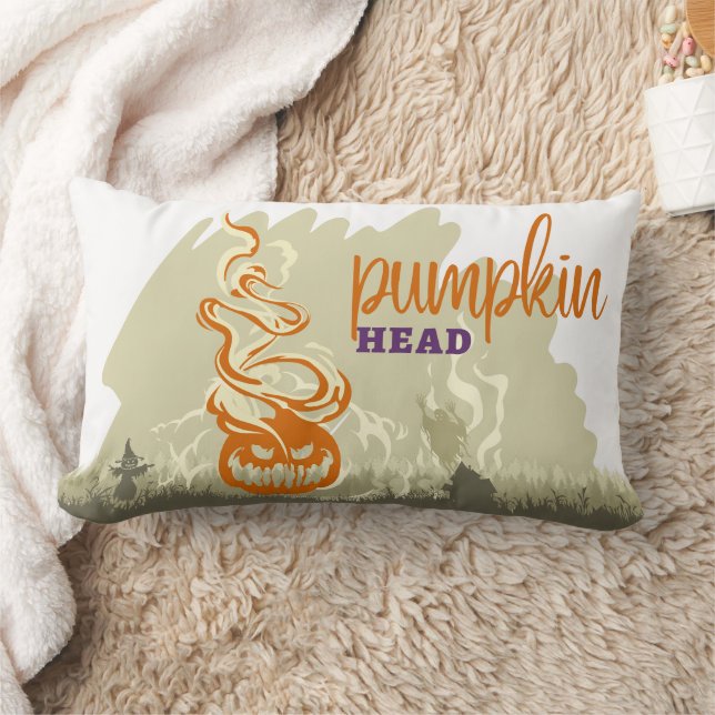 Almofada Lombar Halloween Stamp Collection "Pumpkinhead" 13" x 21" (Cobertor)